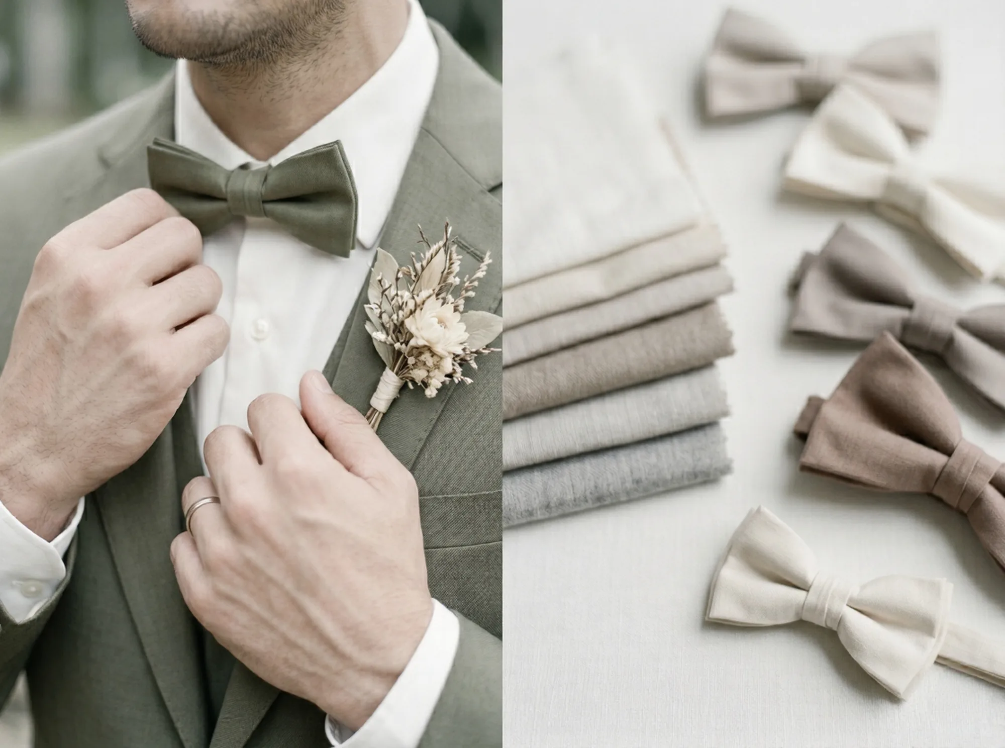 Cómo combinar los colores del traje de novio