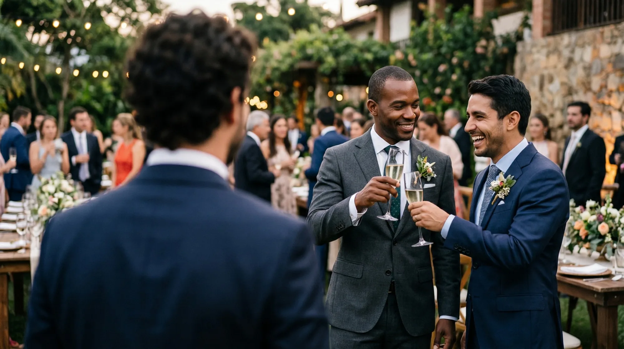 Qué traje de novio usar según el tipo de boda