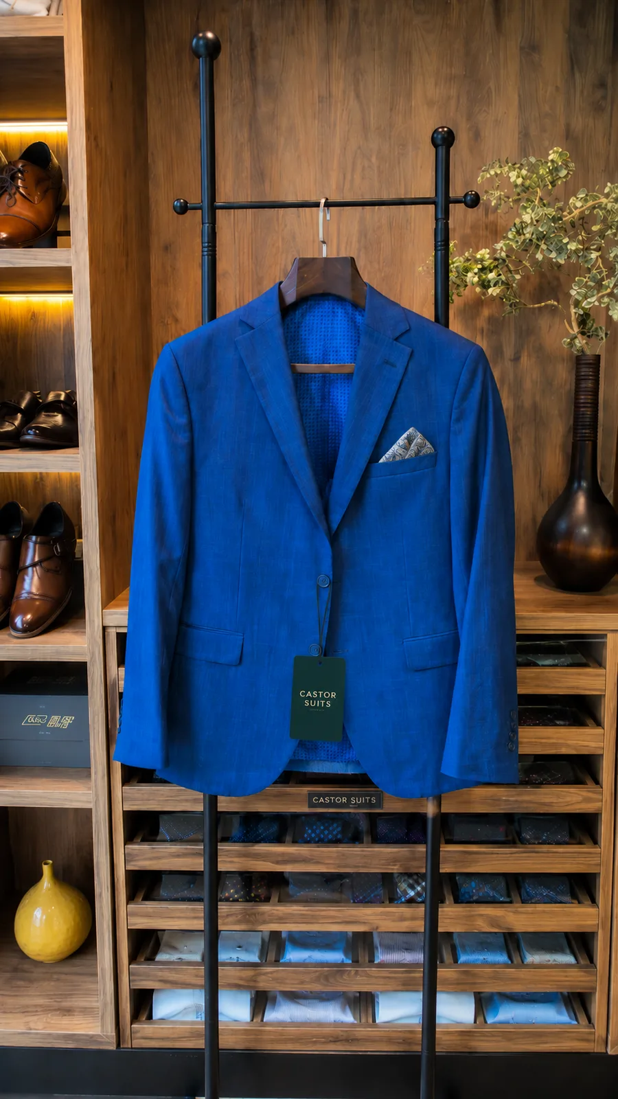 Traje Azul Intenso — vista 3