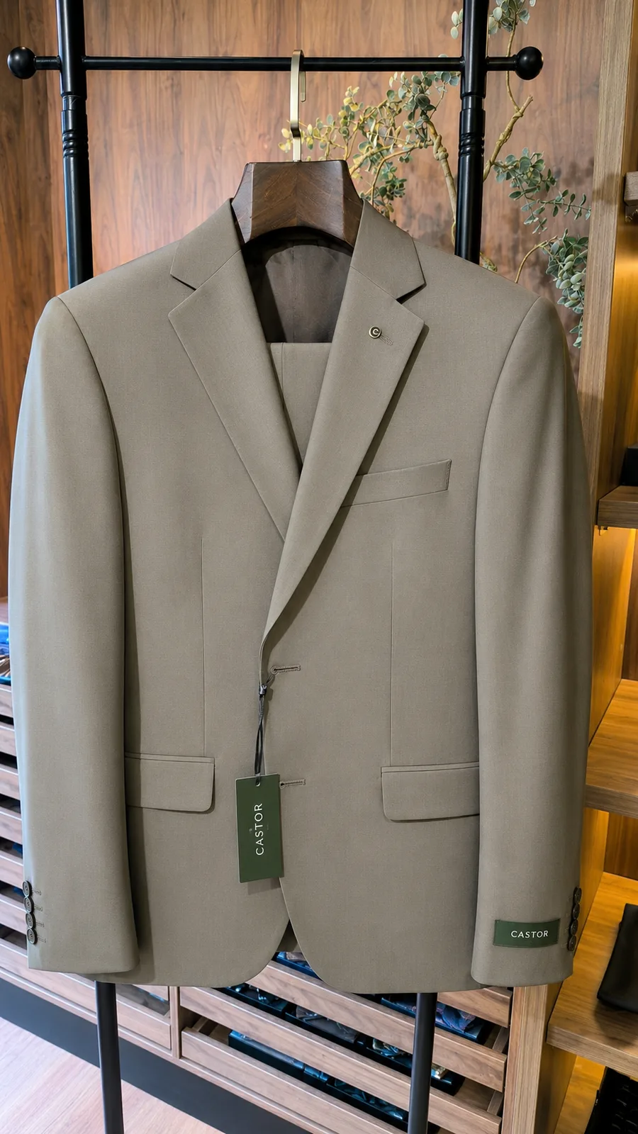 Traje Moca en Lana Fría — vista 3