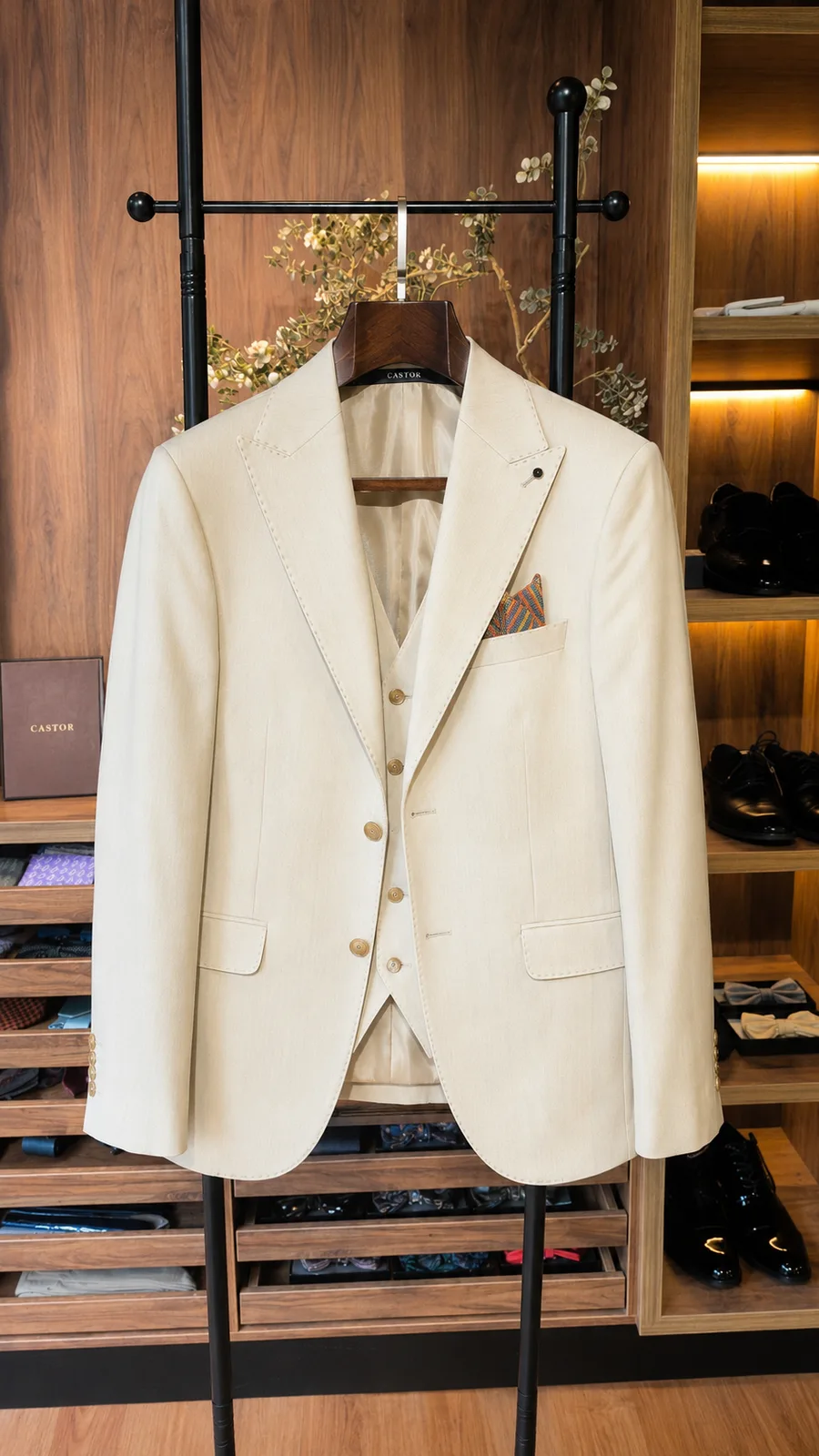 Traje Beige — vista 3