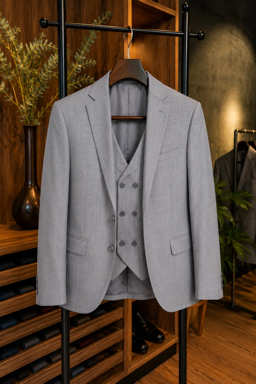 Traje Gris Tres Piezas — vista 3