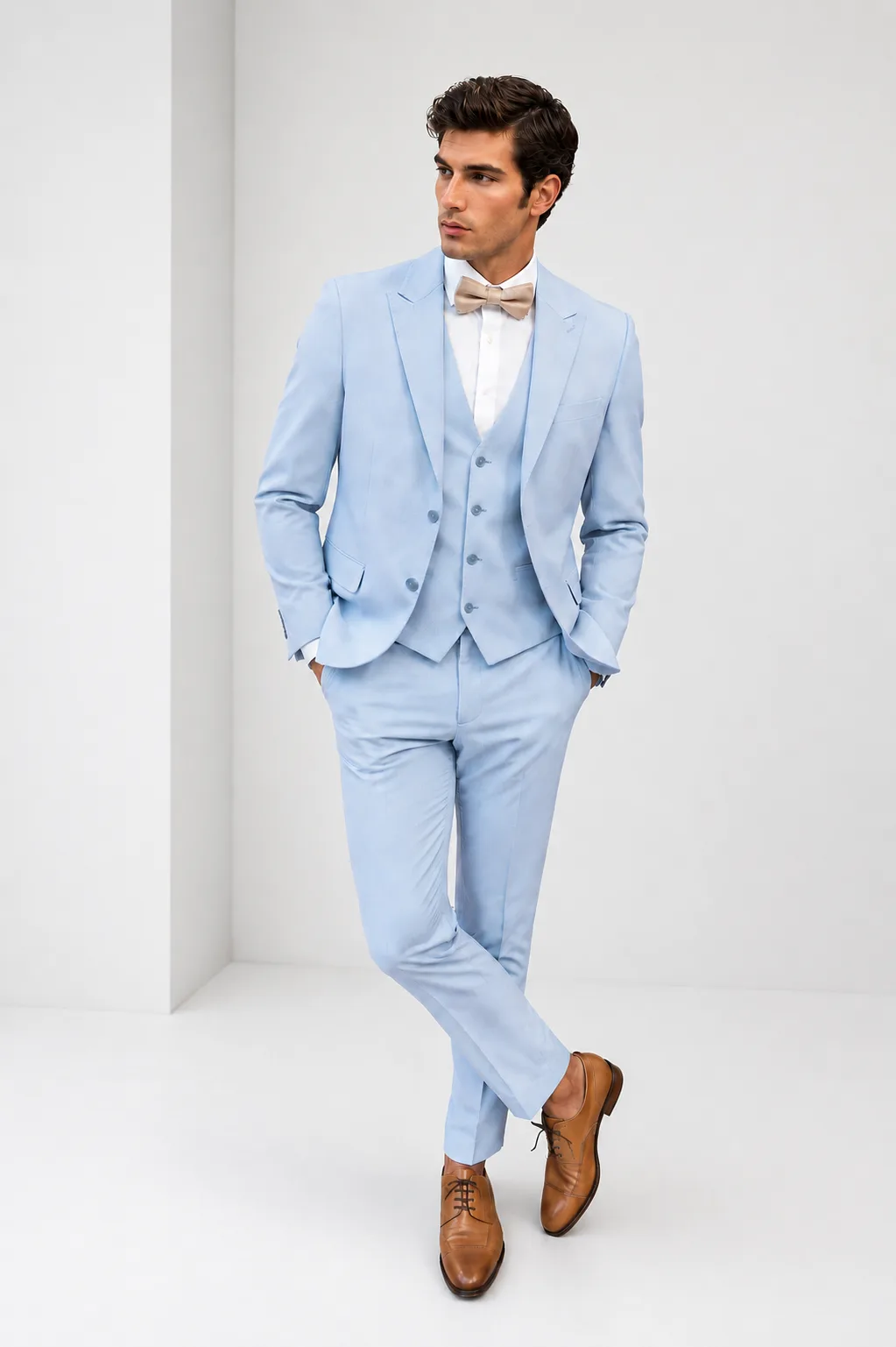 Traje Azul Claro