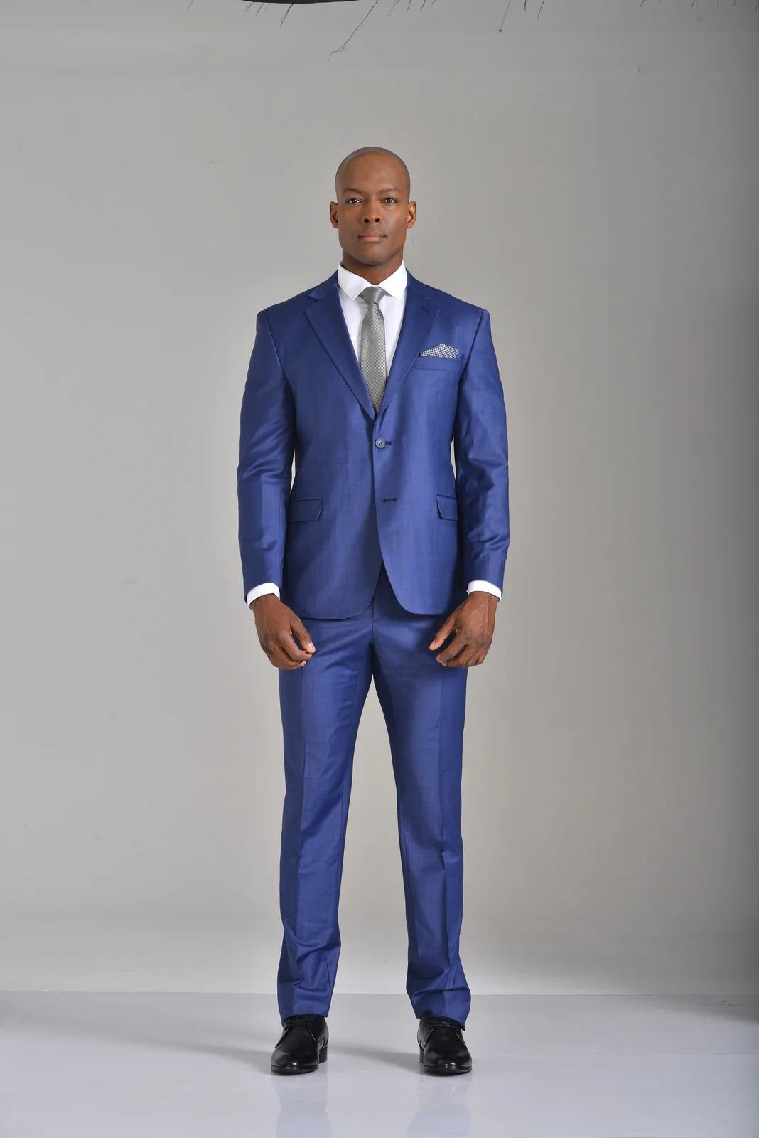 Traje Azul Intenso en Lana Fría