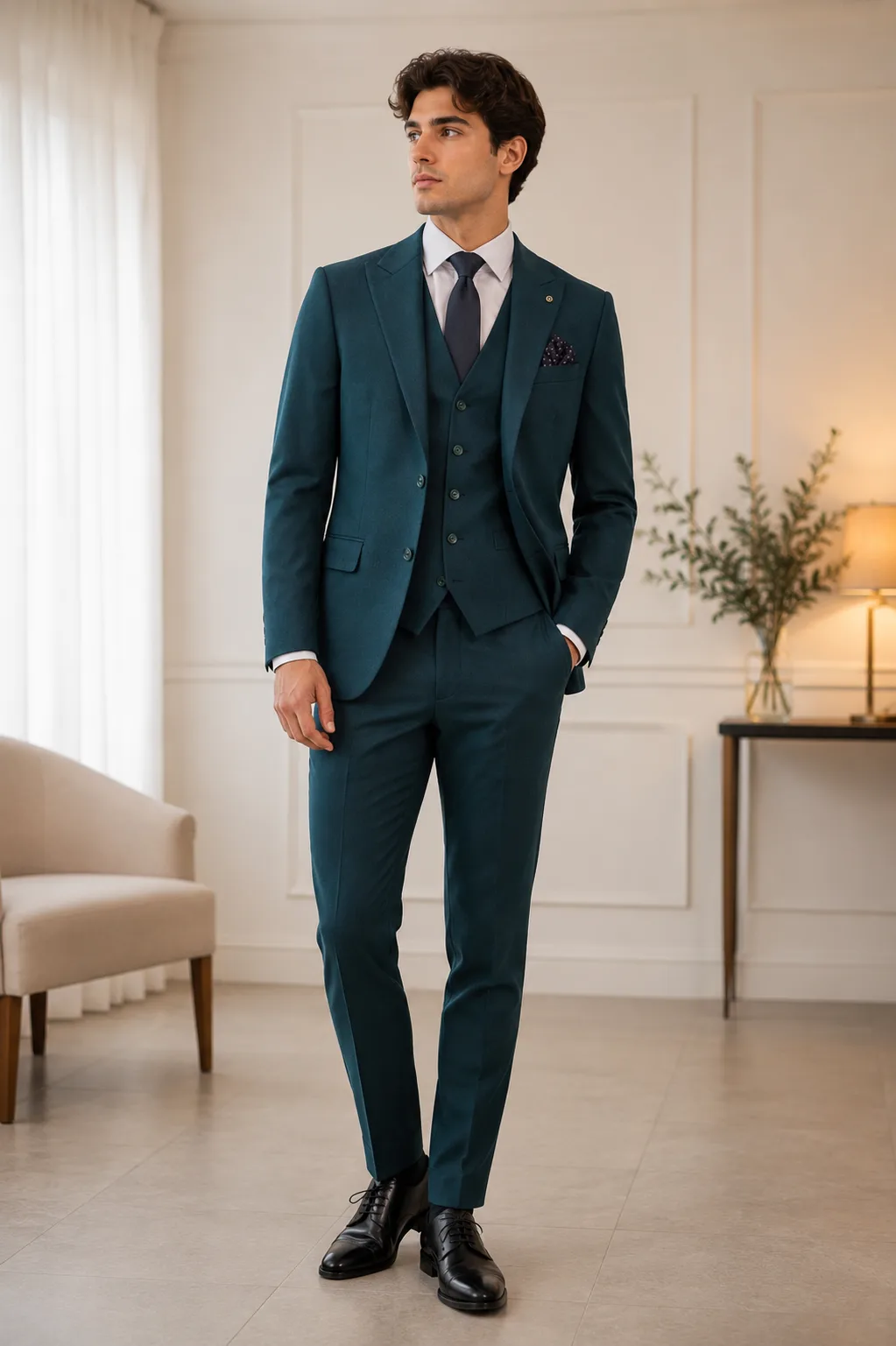 Traje Verde Jade