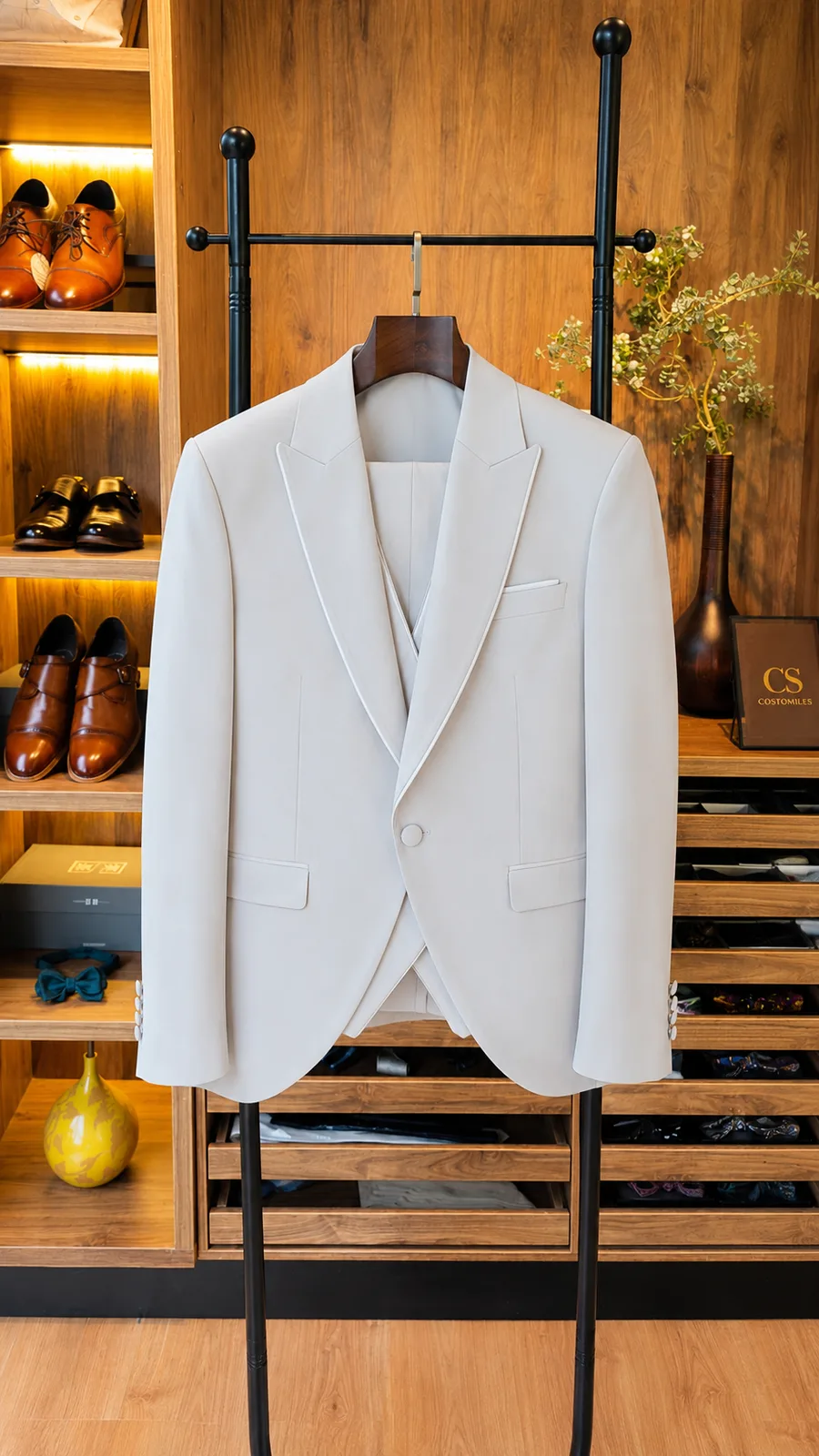 Esmoquin Beige Claro